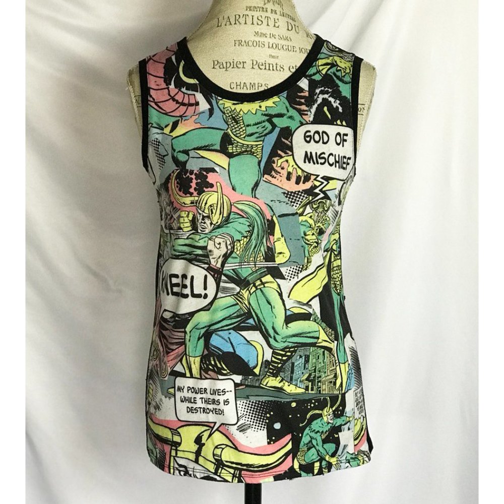 Marvel Characters Top Tee Sleeveless